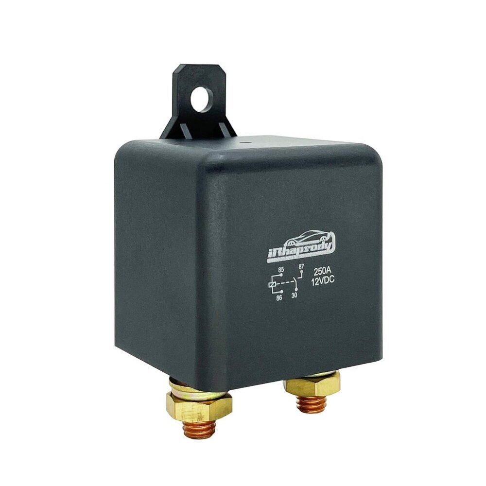 Heavy Duty 250A 12V Continuous Duty Relay – 4-Pin SPST for Reliable Power